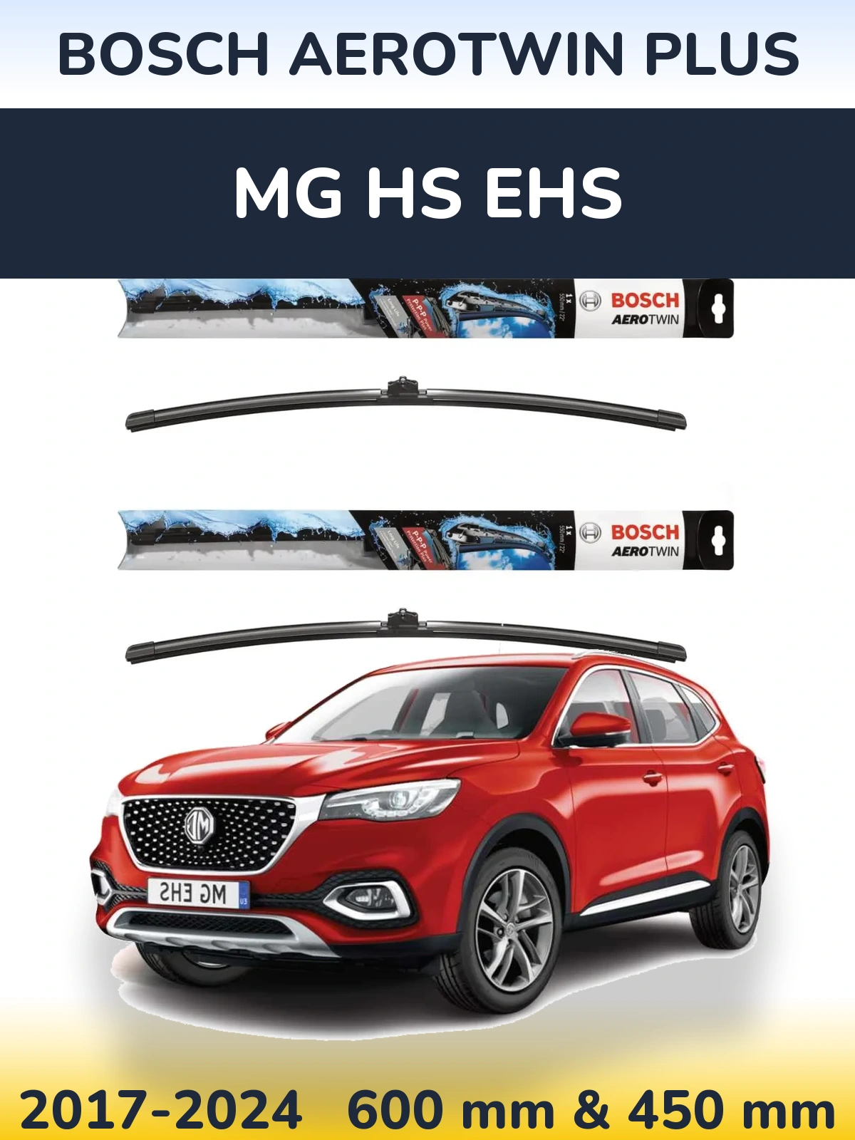 Ștergătoare BOSCH AeroTwin Plus pentru MG HS eHS