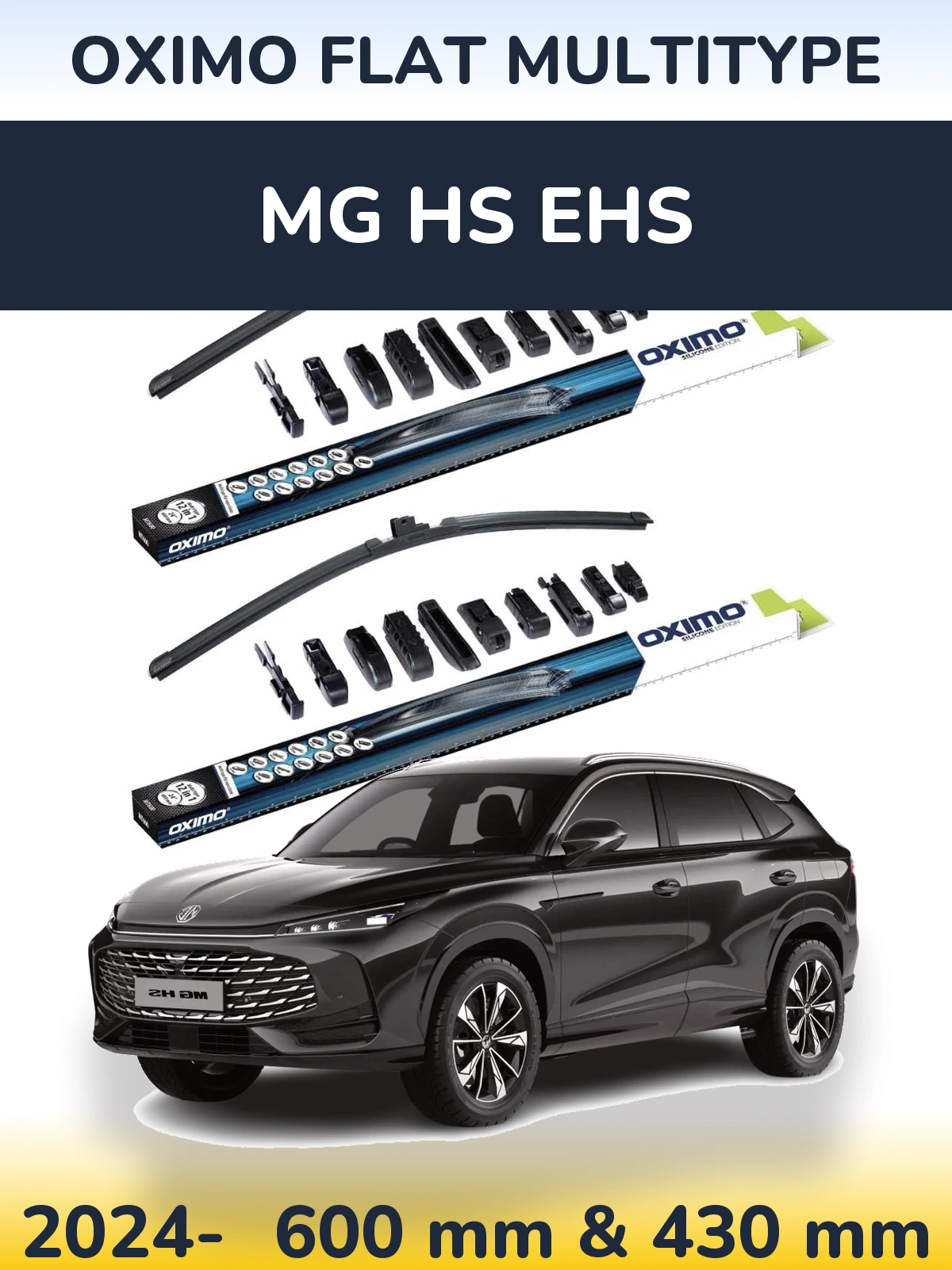 Ștergătoare Oximo Flat MultiTipe pentru MG HS eHS