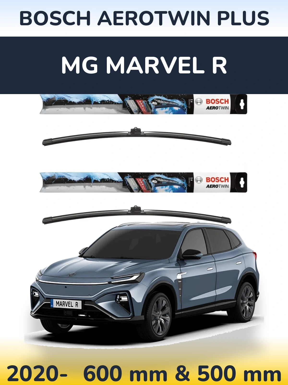 Ștergătoare BOSCH AeroTwin Plus pentru MG Marvel R