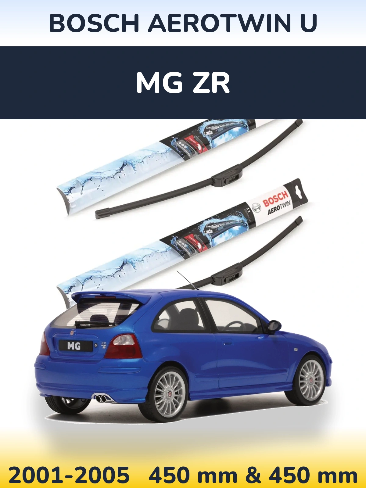 Ștergătoare BOSCH AeroTwin U pentru MG ZR