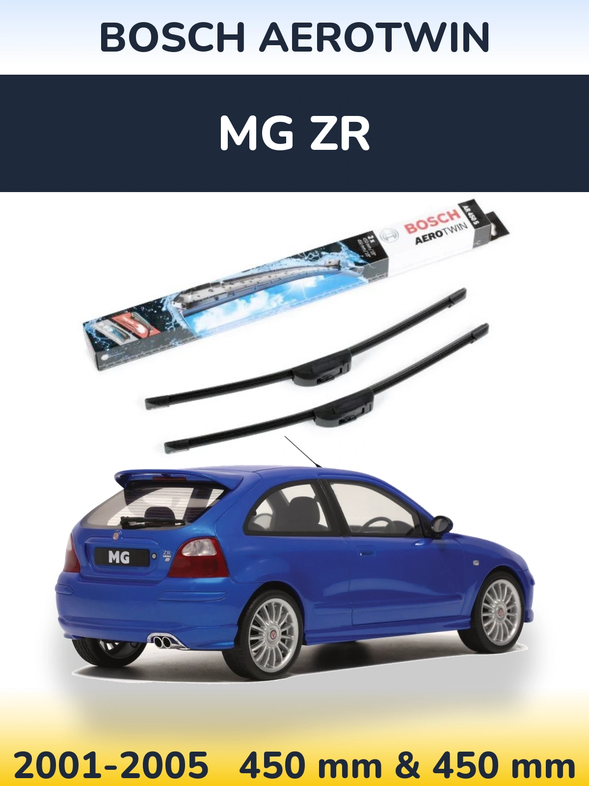 Ștergătoare BOSCH AeroTwin pentru MG ZR