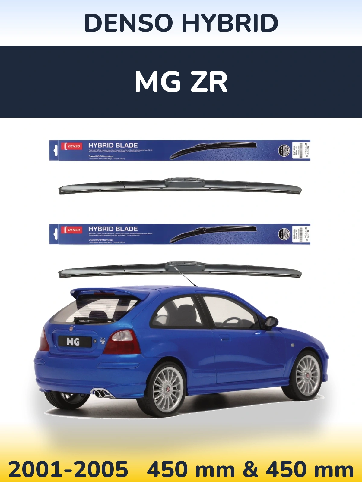 Ștergătoare Denso Hybrid pentru MG ZR