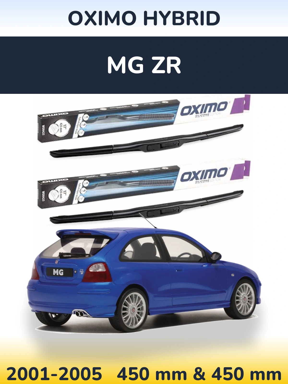 Ștergătoare Oximo Hybrid pentru MG ZR
