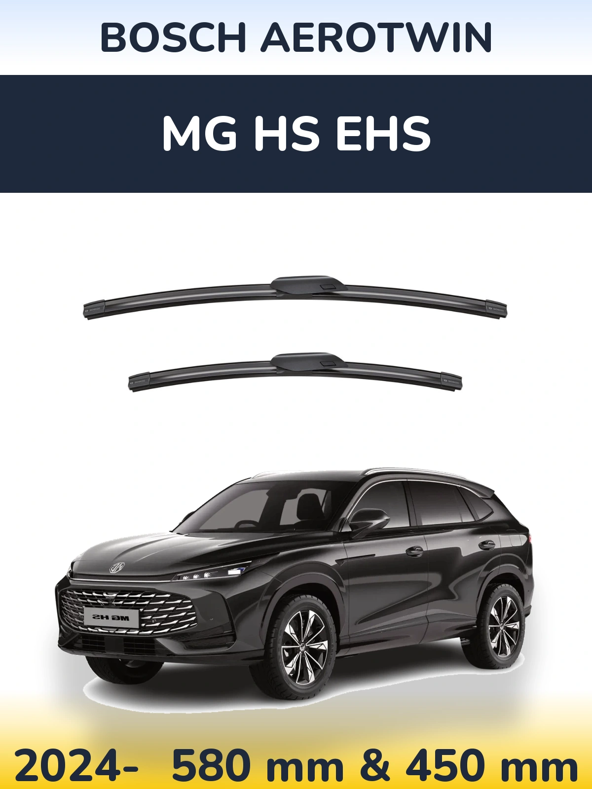 Ștergătoare BOSCH AeroTwin pentru MG HS eHS