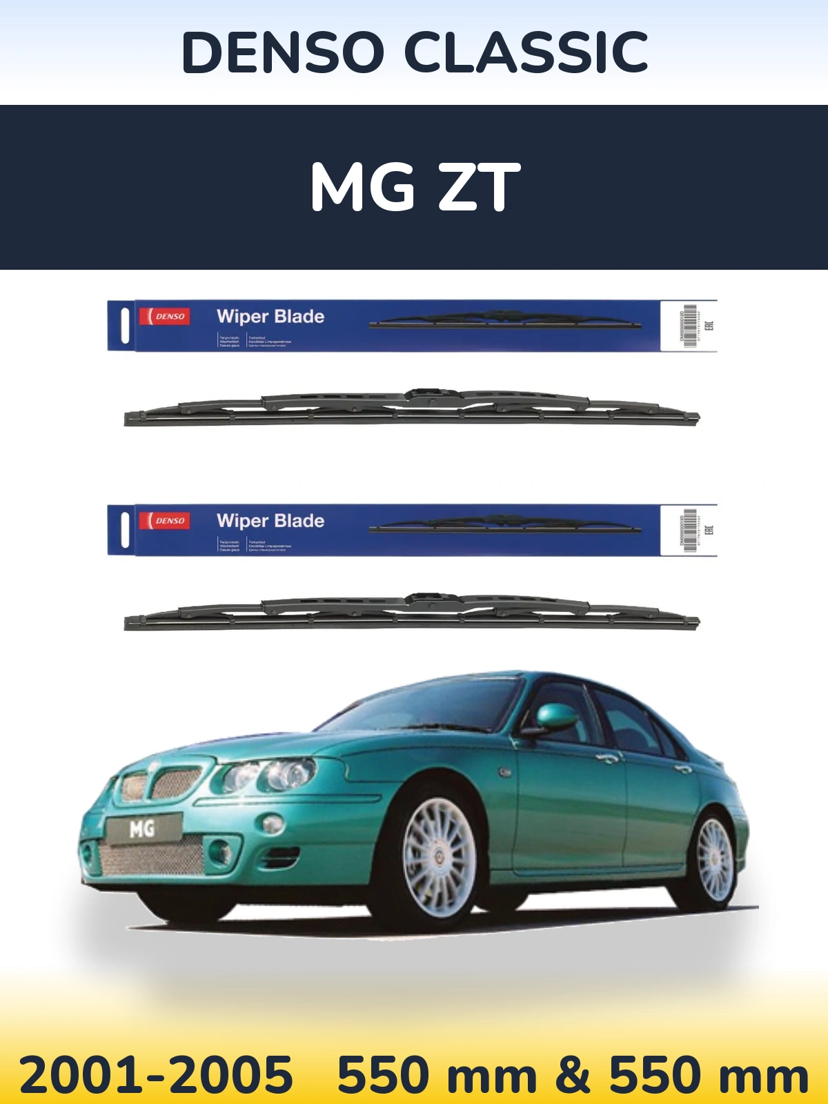 Ștergătoare Denso Classic pentru MG ZT