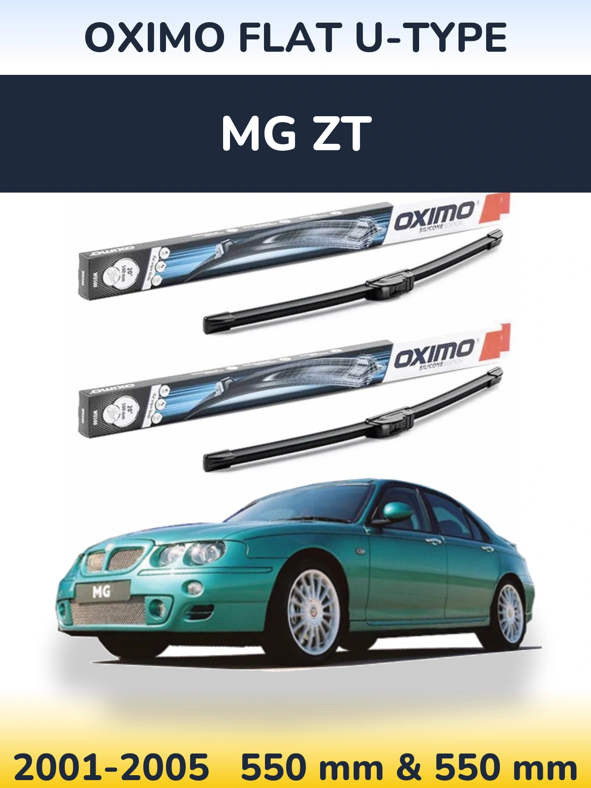 Ștergătoare Oximo Flat U-type pentru MG ZT