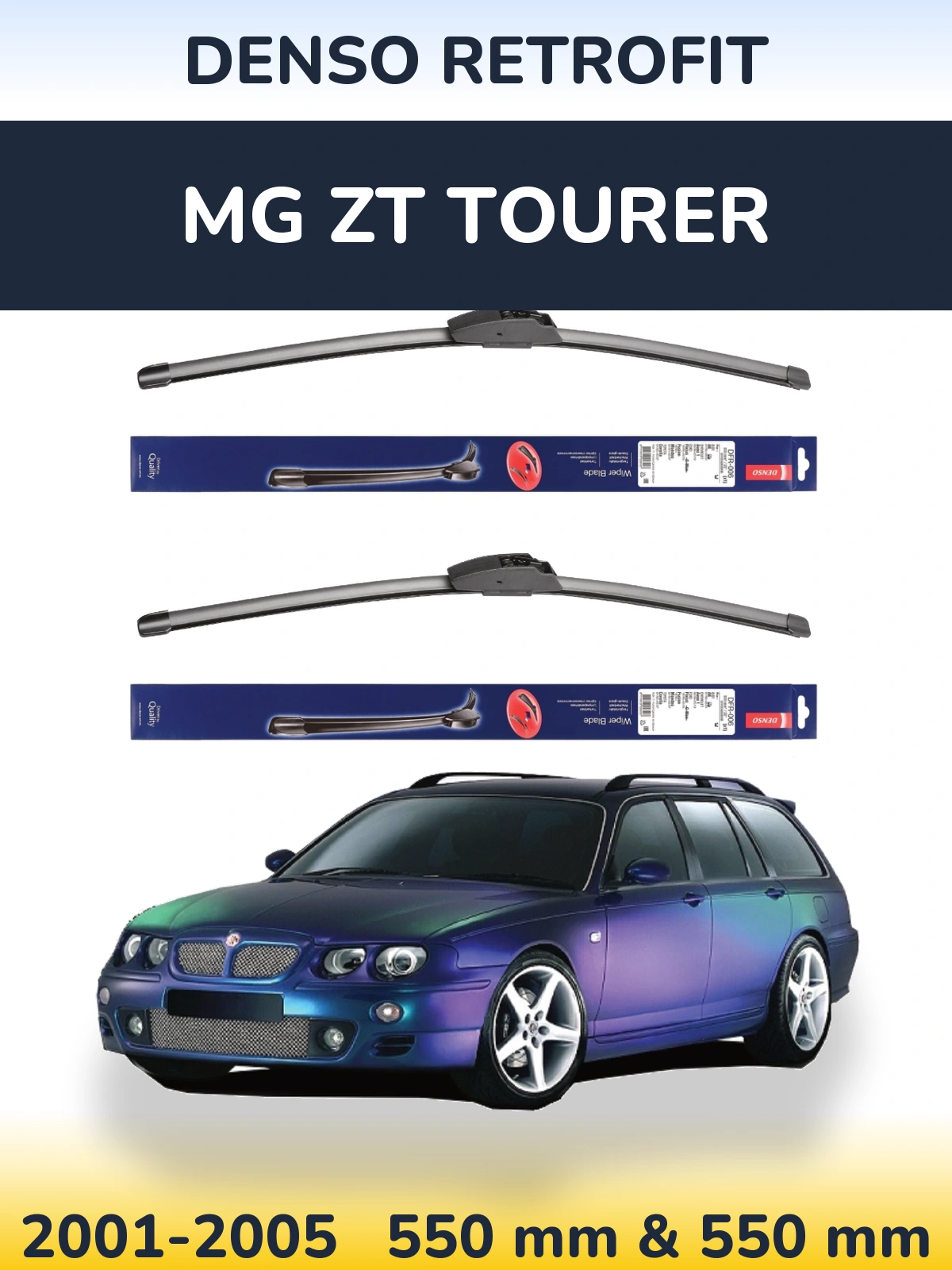 Ștergătoare Denso Retrofit pentru MG ZT Tourer