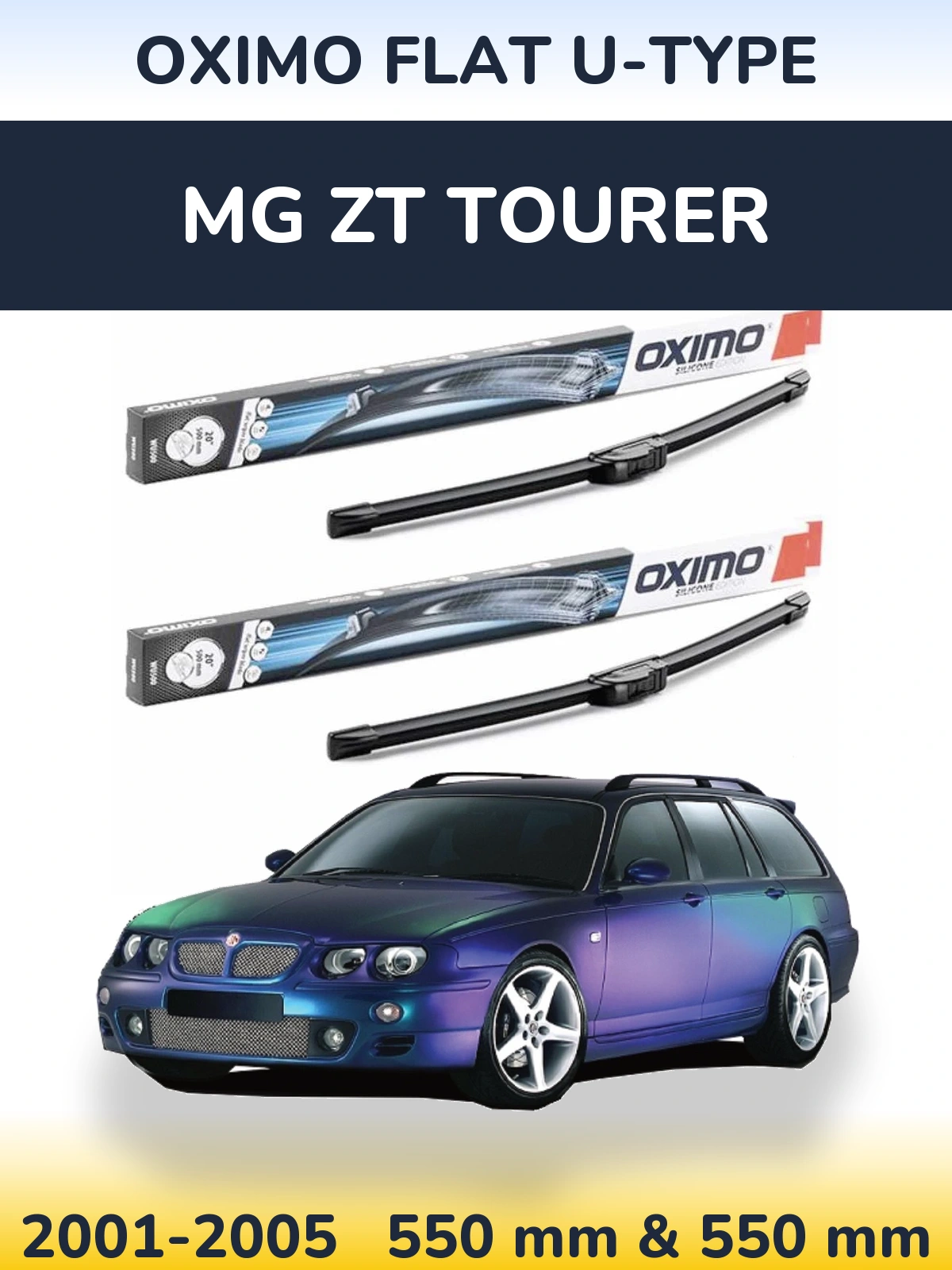 Ștergătoare Oximo Flat U-type pentru MG ZT Tourer