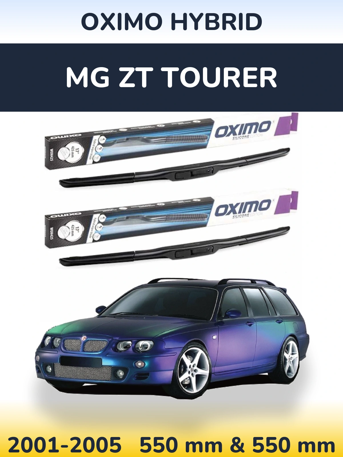 Ștergătoare Oximo Hybrid pentru MG ZT Tourer