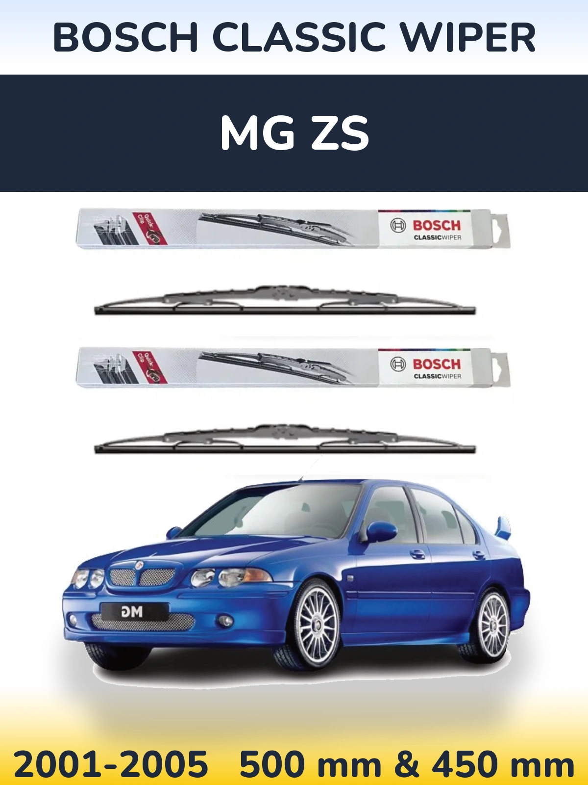 Ștergătoare BOSCH Classic Wiper pentru MG ZS