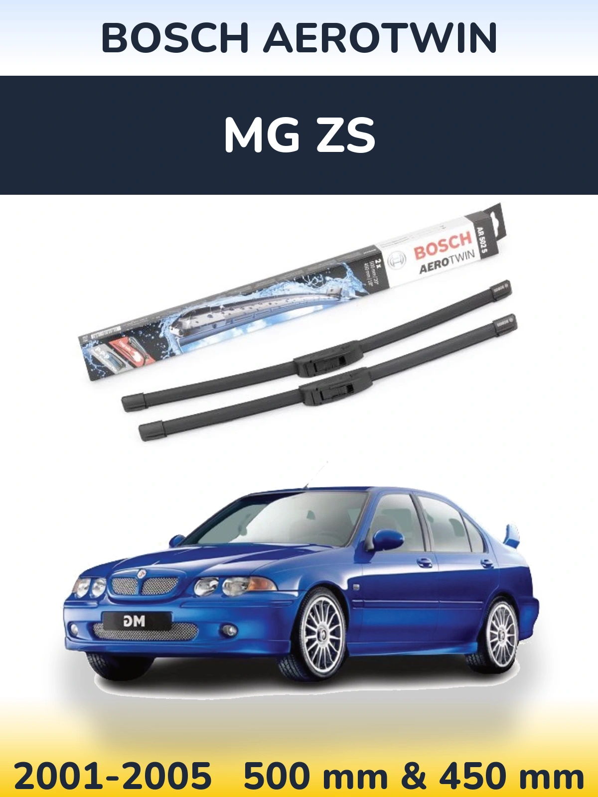 Ștergătoare BOSCH AeroTwin pentru MG ZS