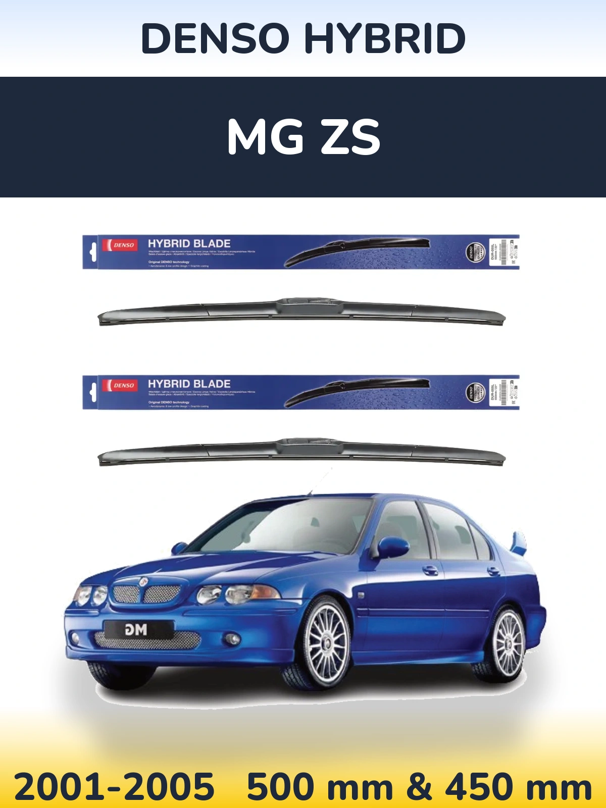 Ștergătoare Denso Hybrid pentru MG ZS