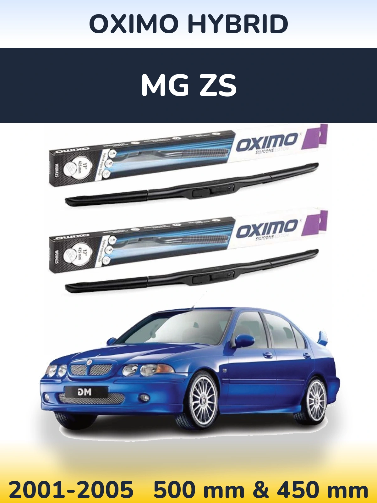 Ștergătoare Oximo Hybrid pentru MG ZS