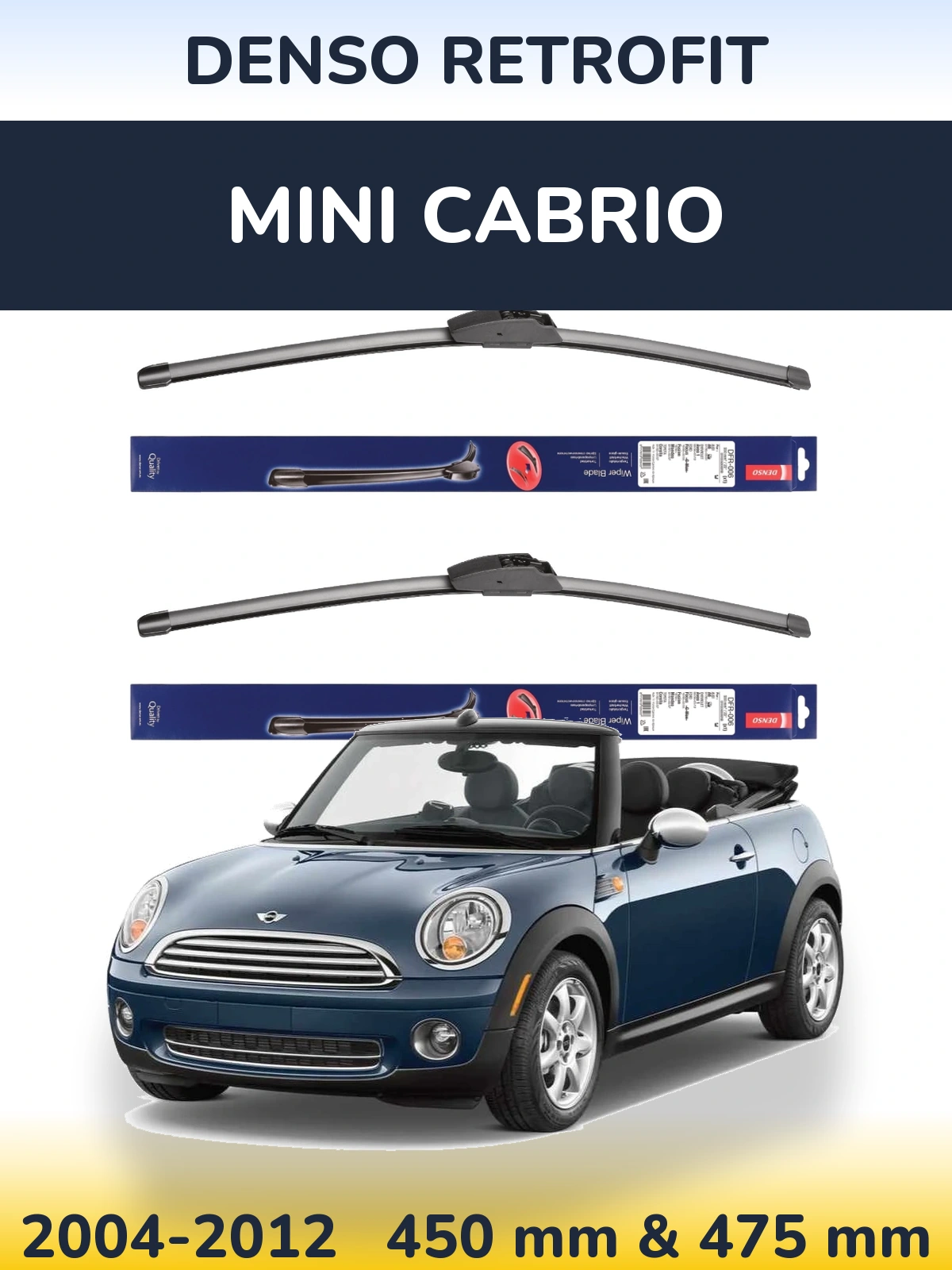Ștergătoare Denso Retrofit pentru MINI Cabrio
