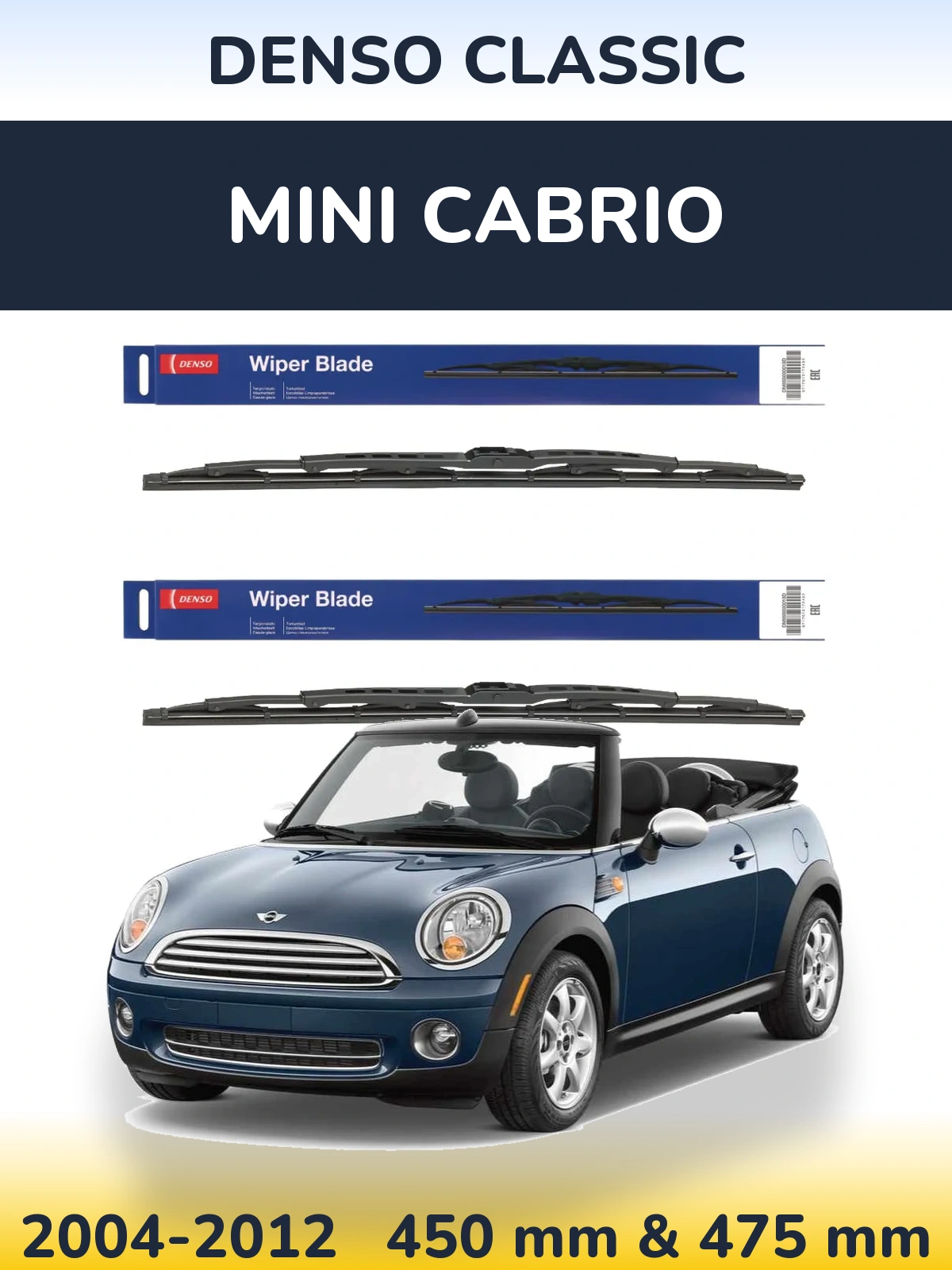 Ștergătoare Denso Classic pentru MINI Cabrio