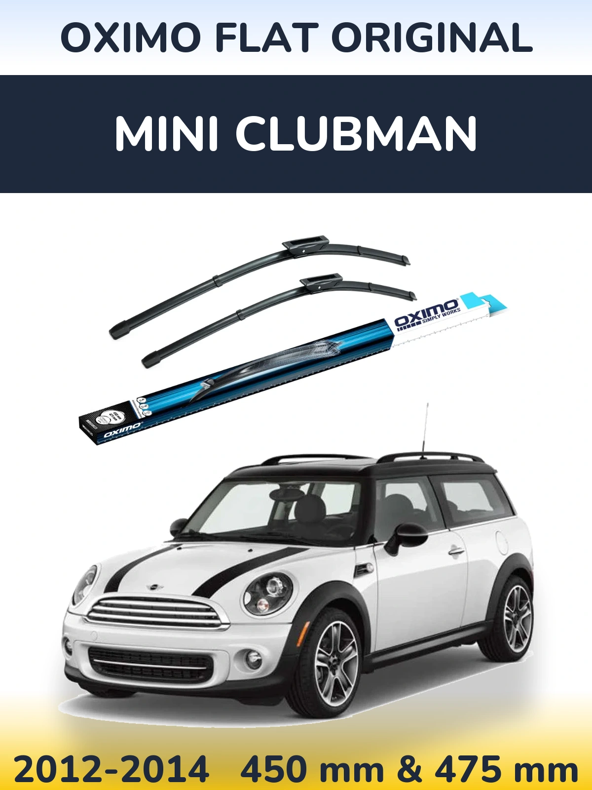 Ștergătoare Oximo Flat Original pentru MINI Clubman
