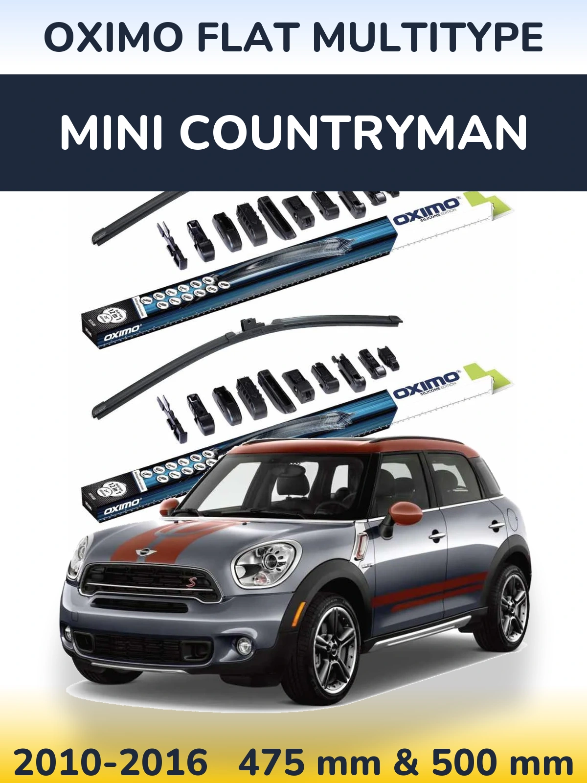 Ștergătoare Oximo Flat MultiTipe pentru MINI Countryman