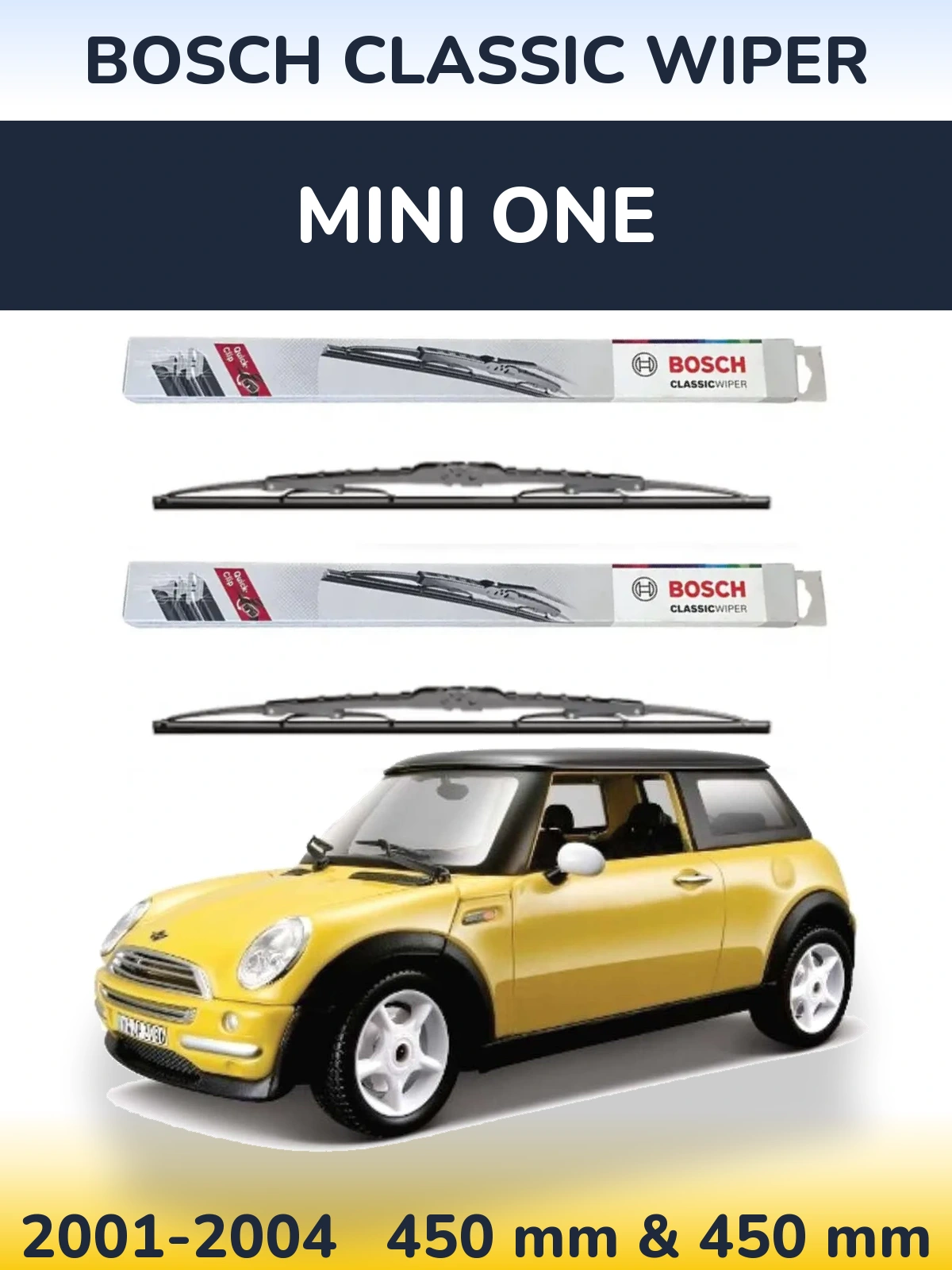 Ștergătoare BOSCH Classic Wiper pentru MINI One