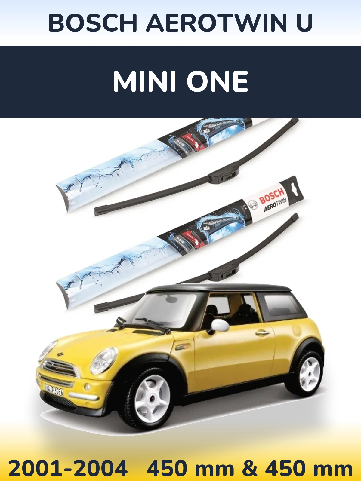 Ștergătoare BOSCH AeroTwin U pentru MINI One