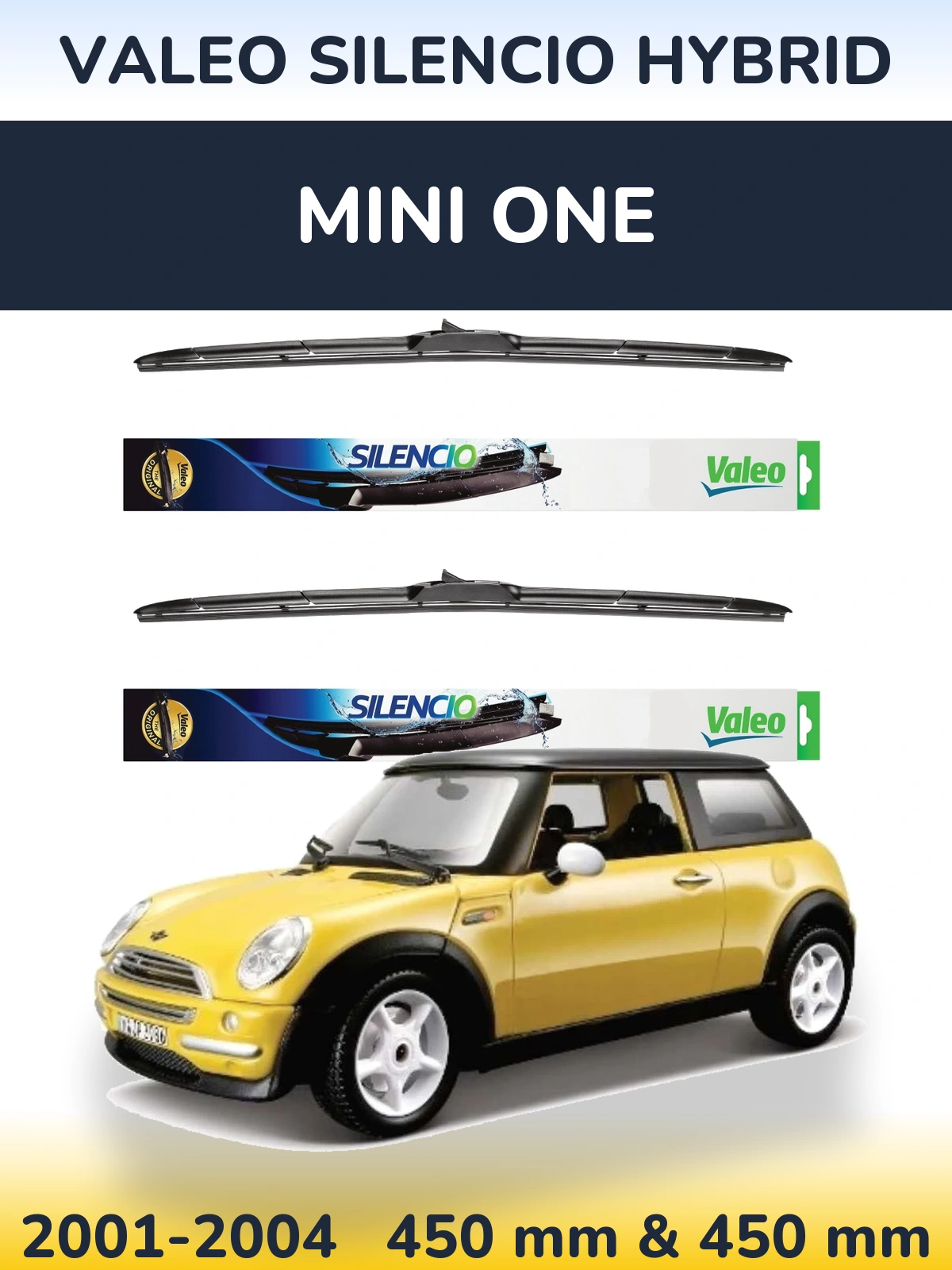 Ștergătoare Valeo Silencio Hybrid pentru MINI One