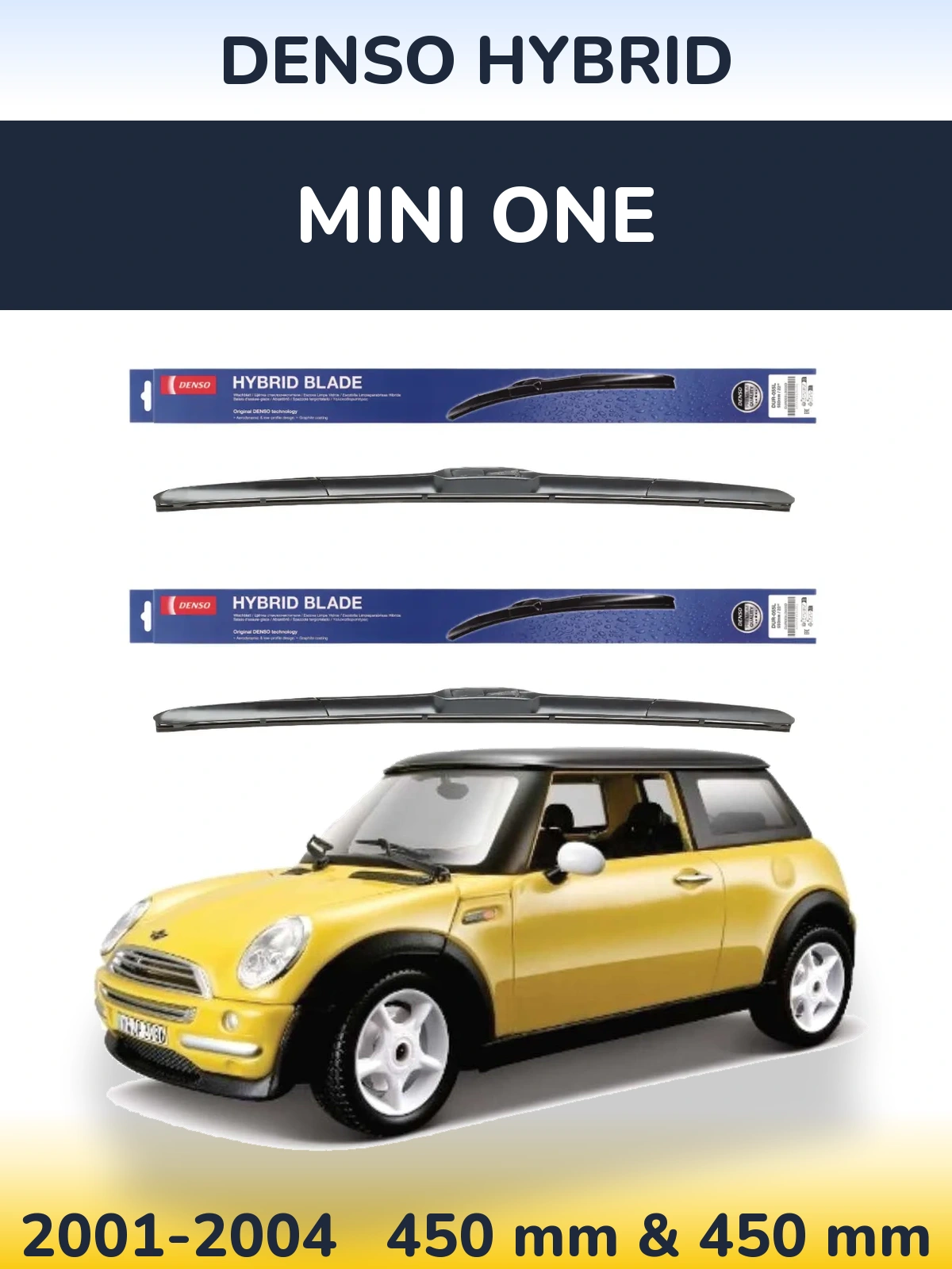 Ștergătoare Denso Hybrid pentru MINI One