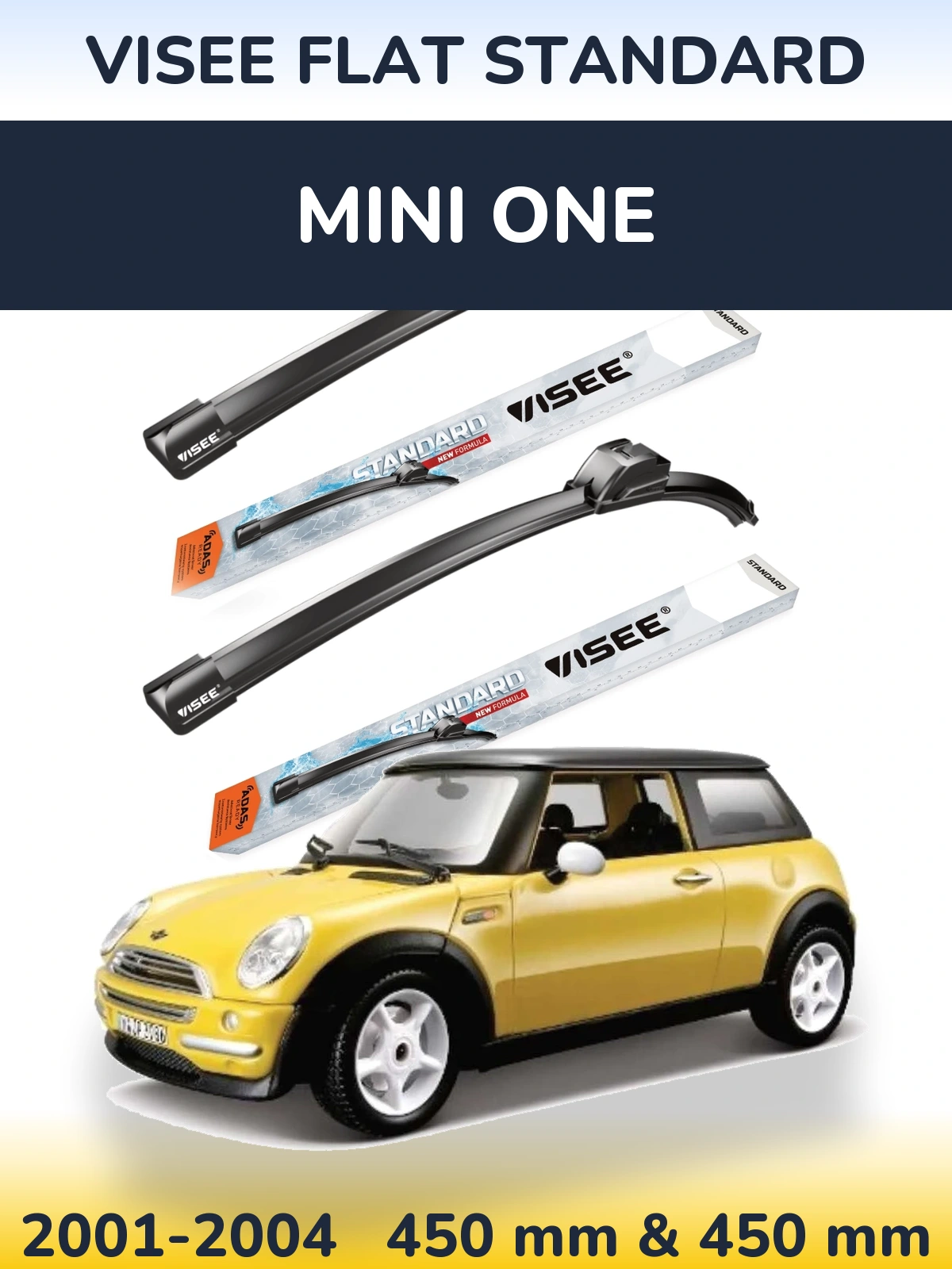 Ștergătoare VISEE FLAT STANDARD pentru MINI One