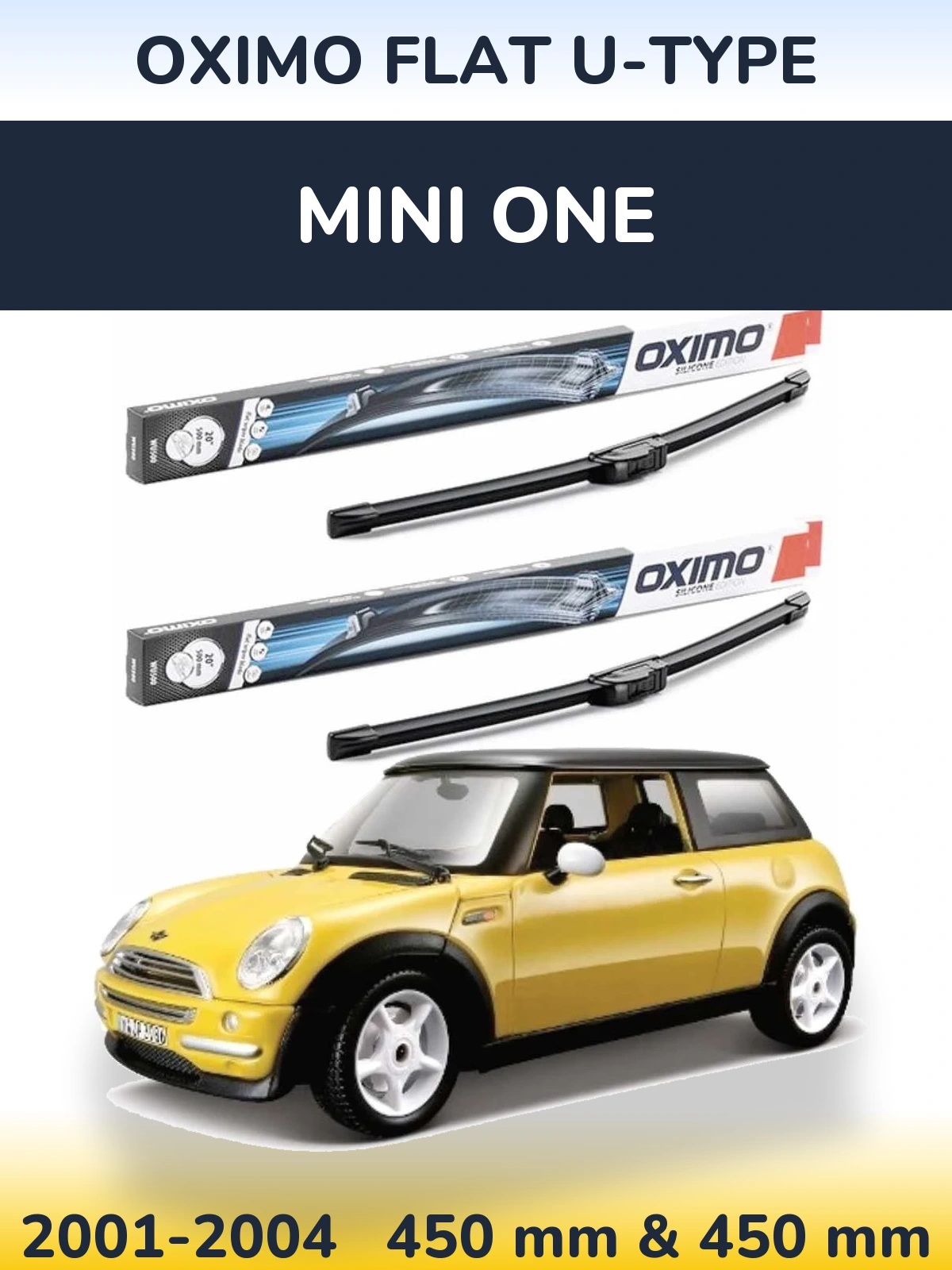 Ștergătoare Oximo Flat U-type pentru MINI One