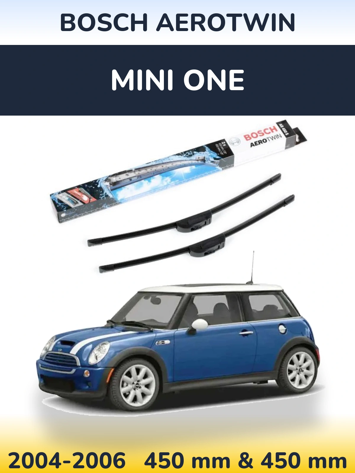Ștergătoare BOSCH AeroTwin pentru MINI One