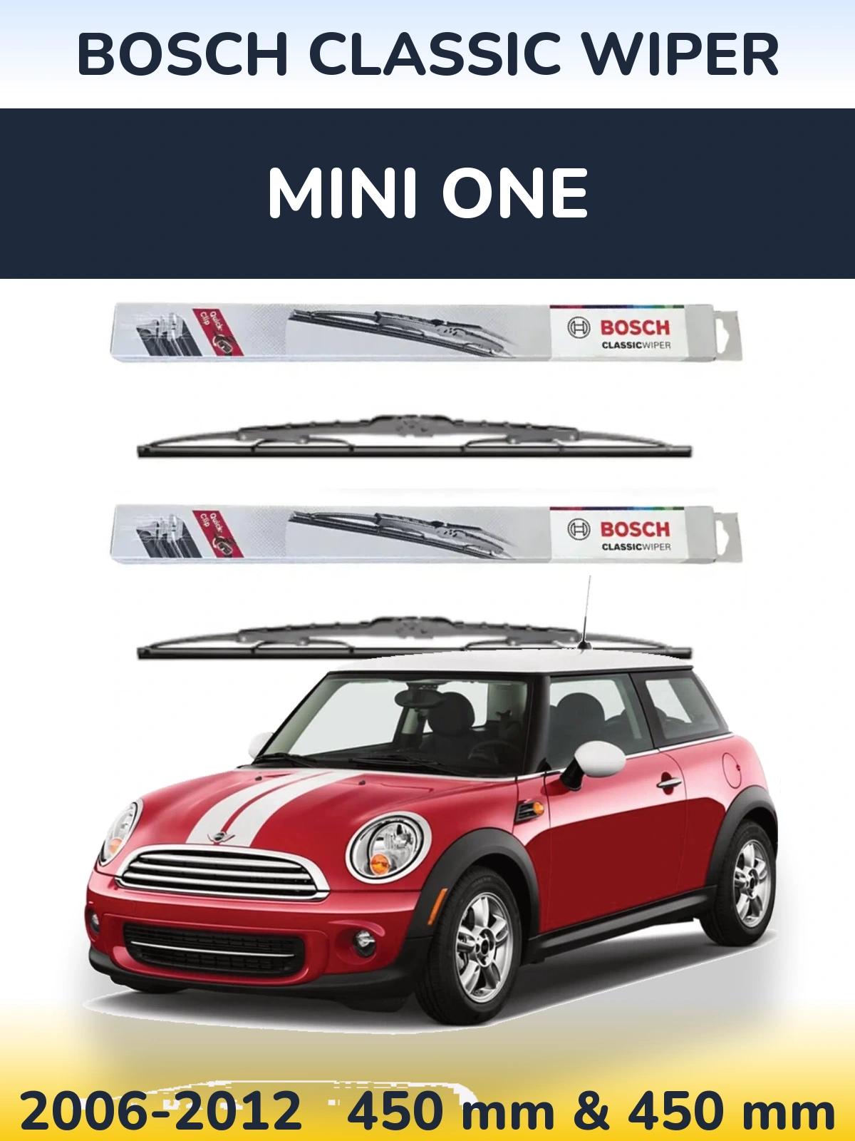 Ștergătoare BOSCH Classic Wiper pentru MINI One