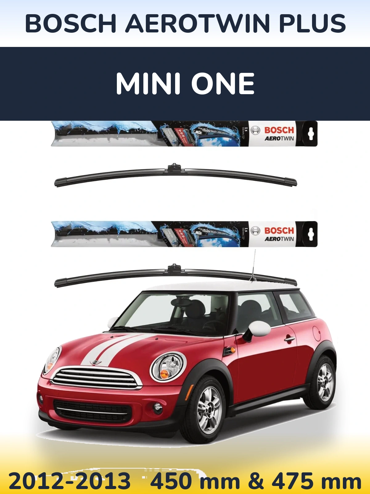 Ștergătoare BOSCH AeroTwin Plus pentru MINI One