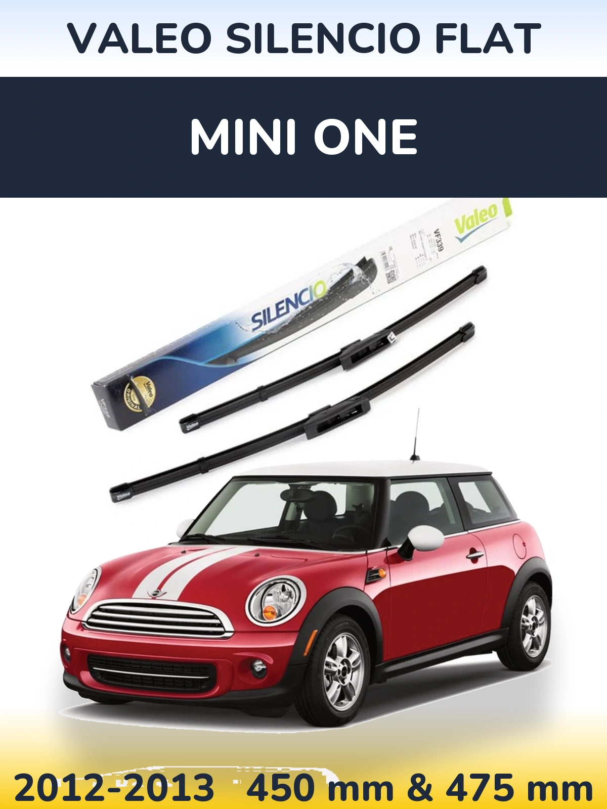 Ștergătoare Valeo Silencio Flat pentru MINI One
