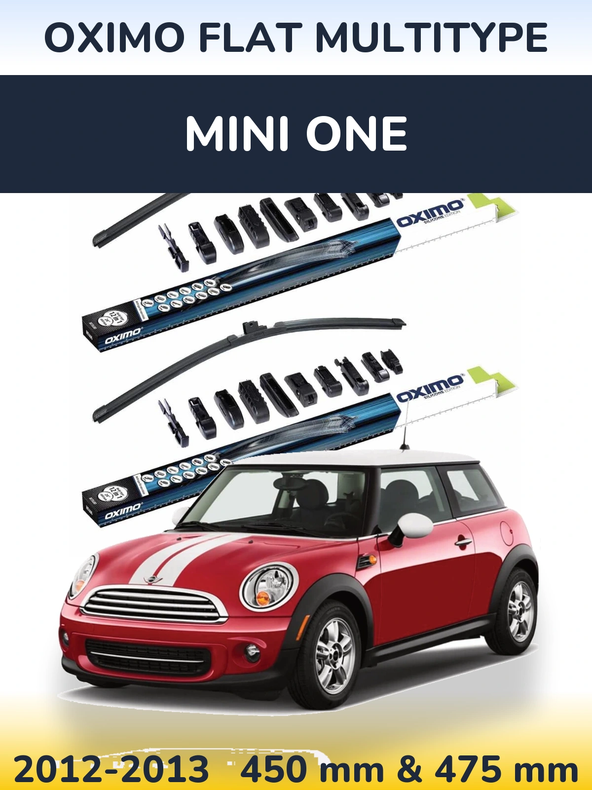 Ștergătoare Oximo Flat MultiTipe pentru MINI One