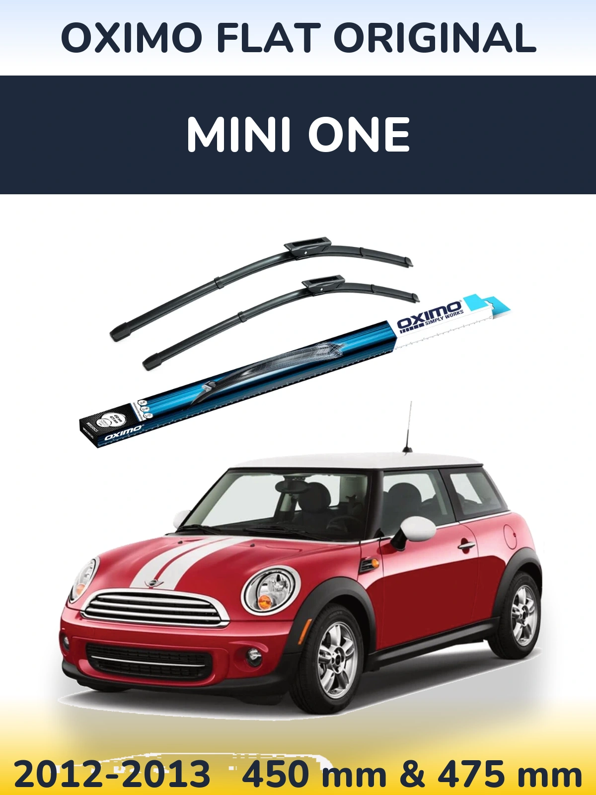 Ștergătoare Oximo Flat Original pentru MINI One