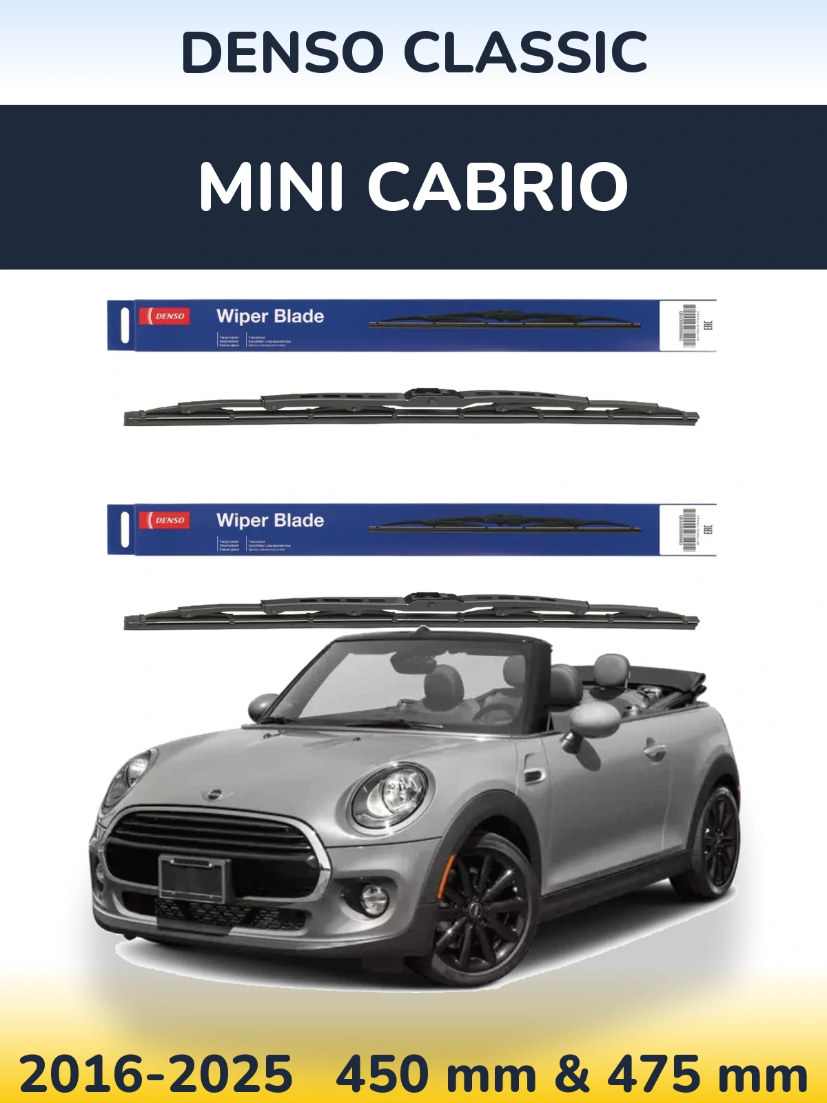 Ștergătoare Denso Classic pentru MINI Cabrio