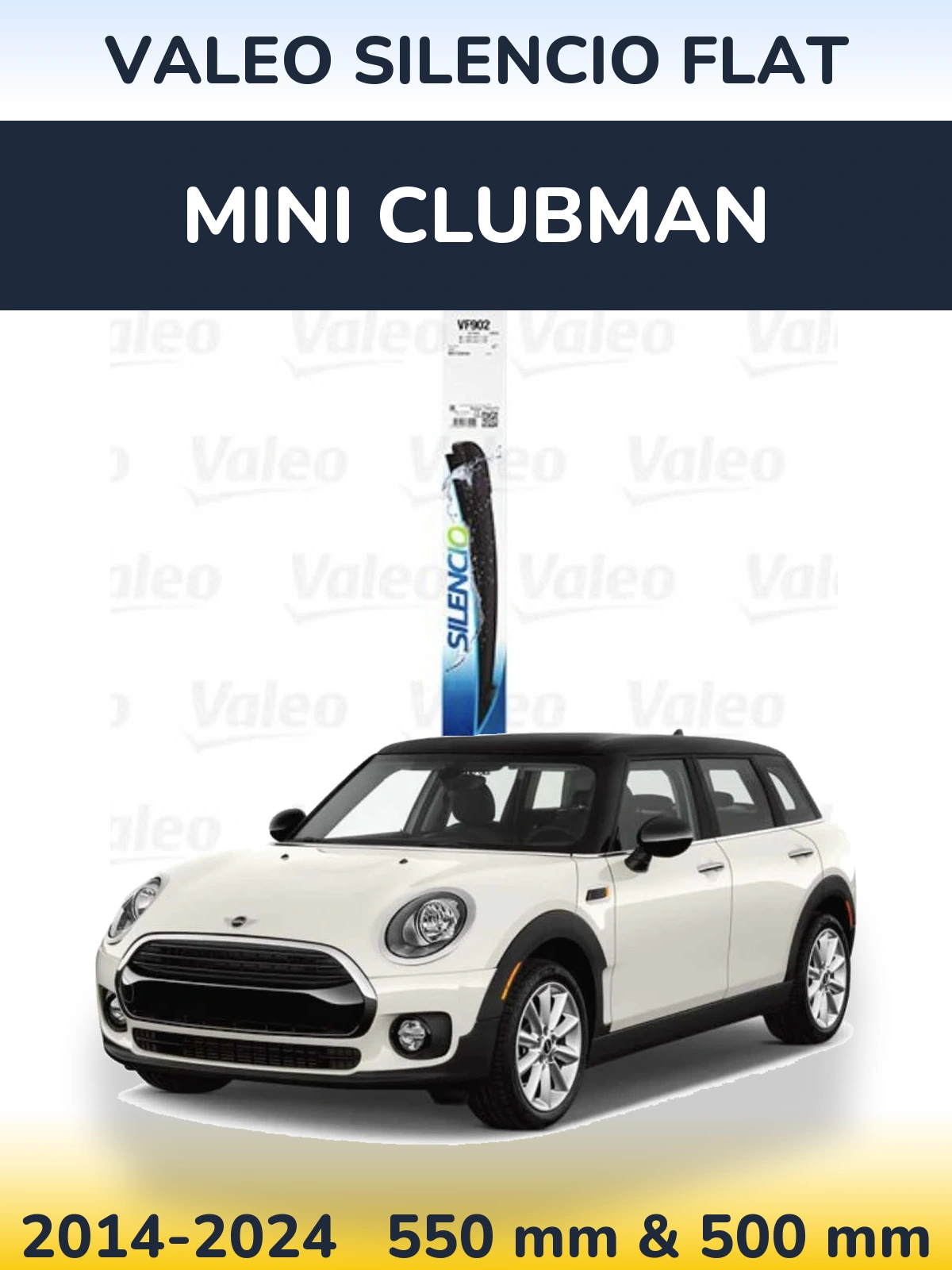 Ștergătoare Valeo Silencio Flat pentru MINI Clubman