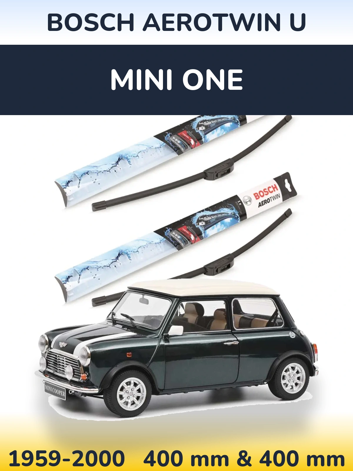Ștergătoare BOSCH AeroTwin U pentru MINI One