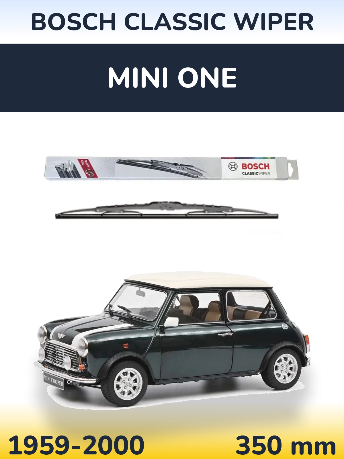 Ștergătoare BOSCH Classic Wiper pentru MINI One