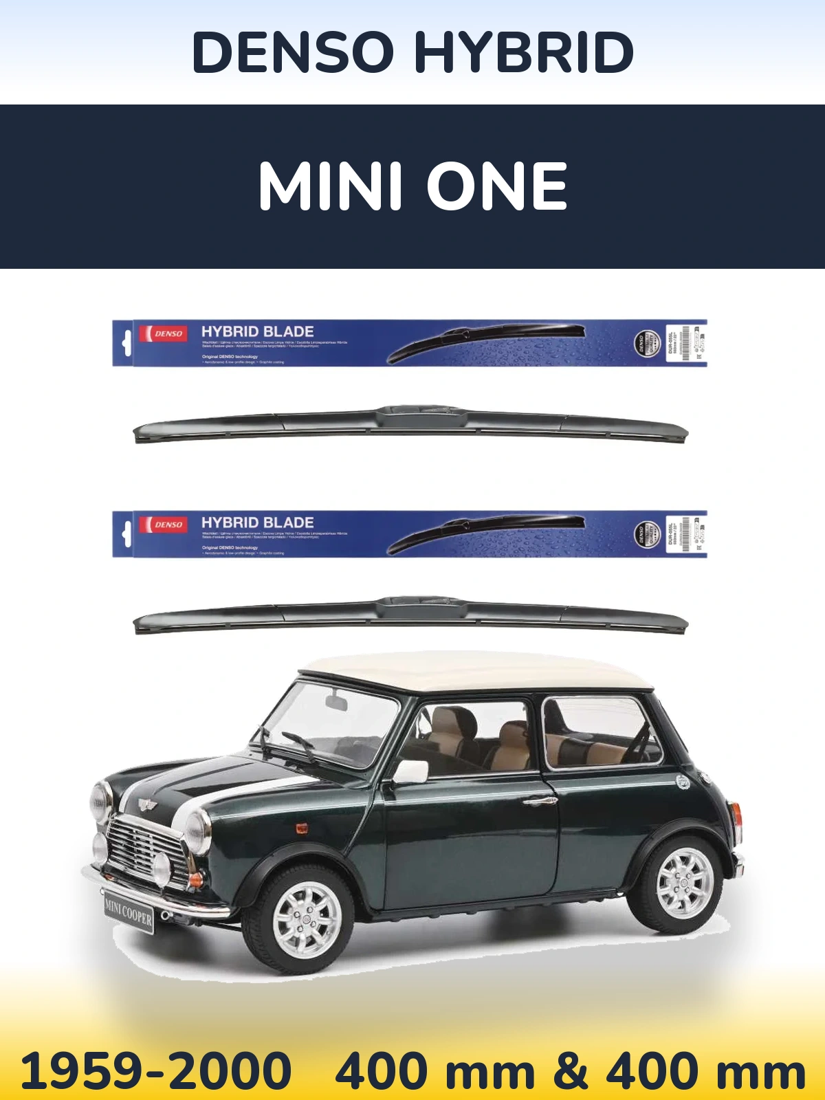 Ștergătoare Denso Hybrid pentru MINI One