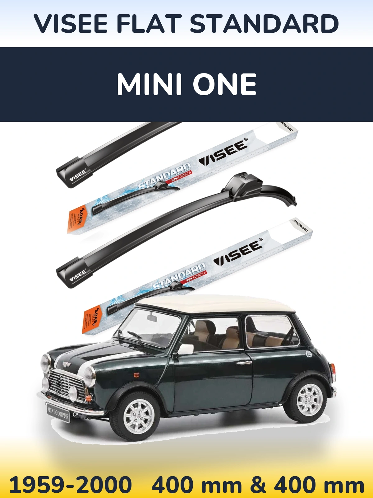 Ștergătoare VISEE FLAT STANDARD pentru MINI One