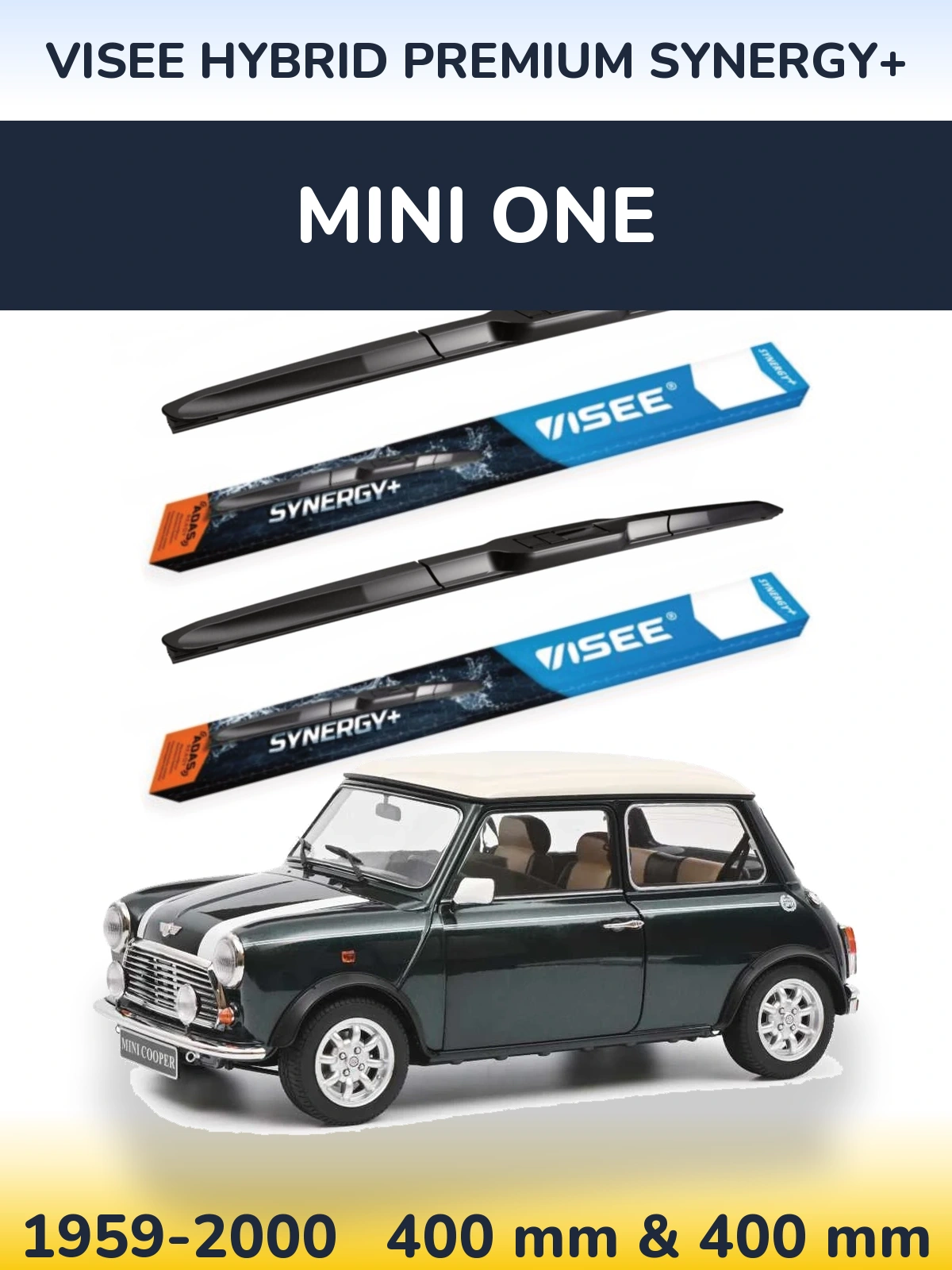 Ștergătoare VISEE HYBRID PREMIUM SYNERGY+ pentru MINI One