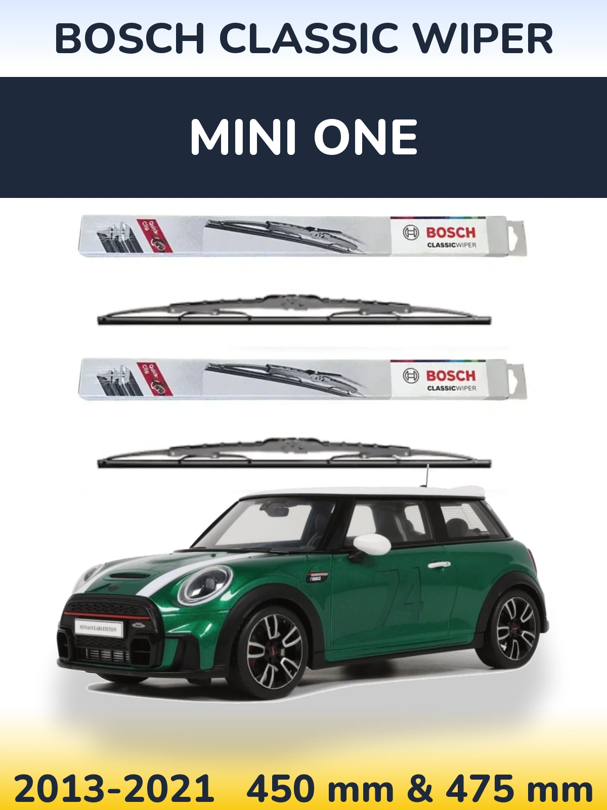 Ștergătoare BOSCH Classic Wiper pentru MINI One