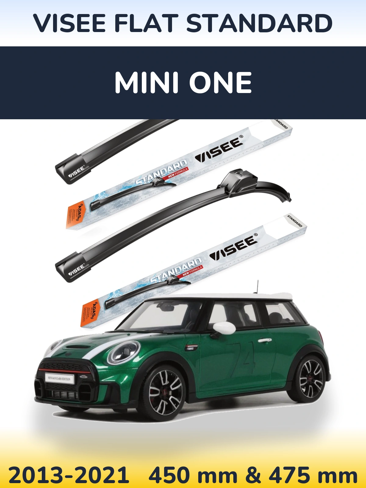Ștergătoare VISEE FLAT STANDARD pentru MINI One