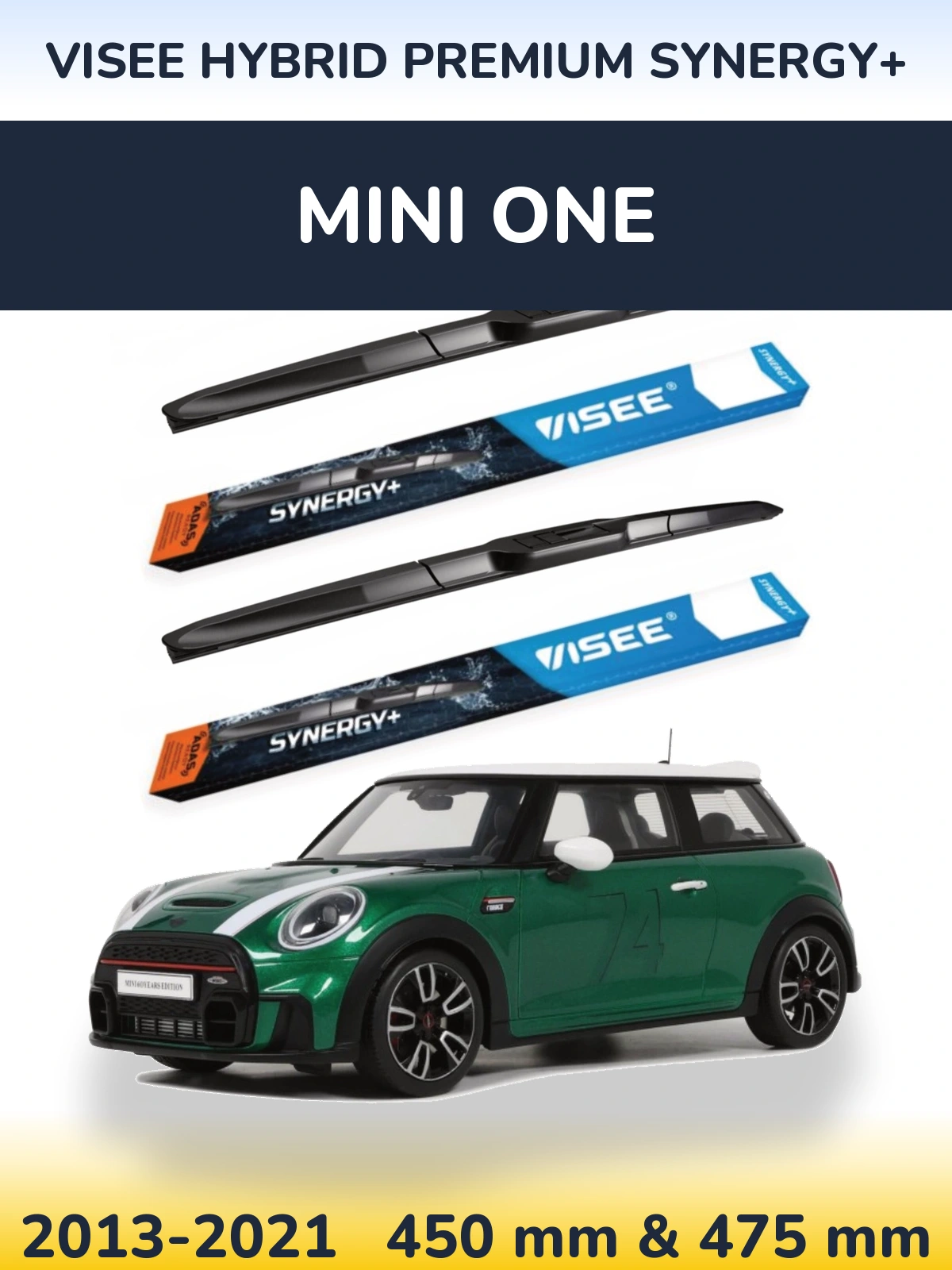 Ștergătoare VISEE HYBRID PREMIUM SYNERGY+ pentru MINI One