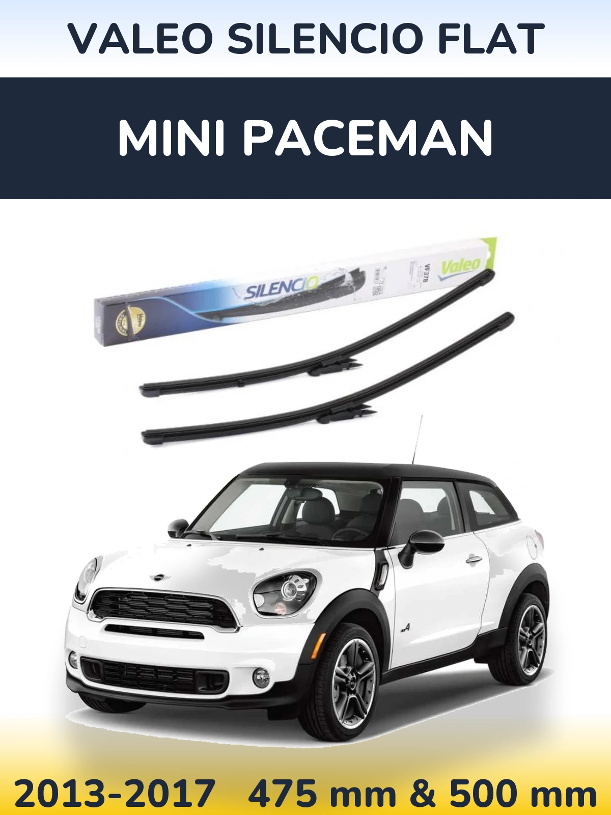Ștergătoare Valeo Silencio Flat pentru MINI Paceman