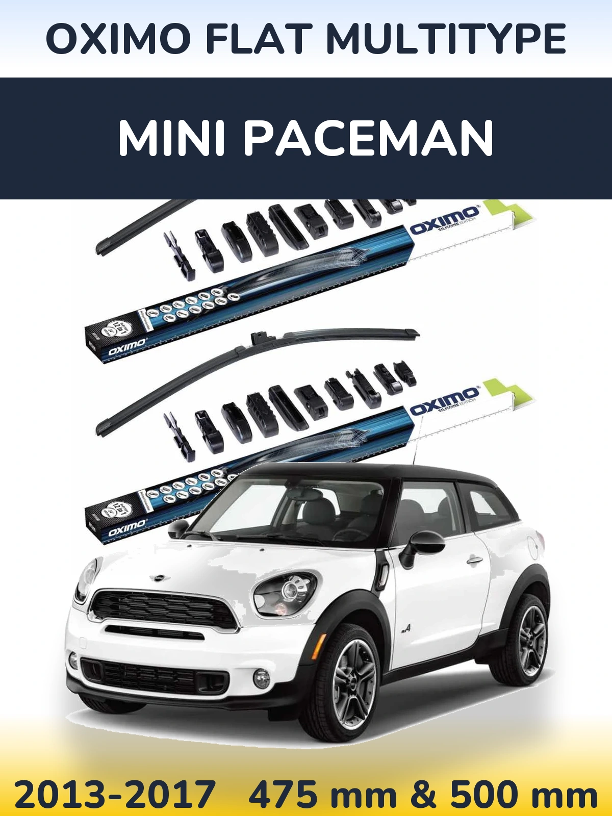 Ștergătoare Oximo Flat MultiTipe pentru MINI Paceman
