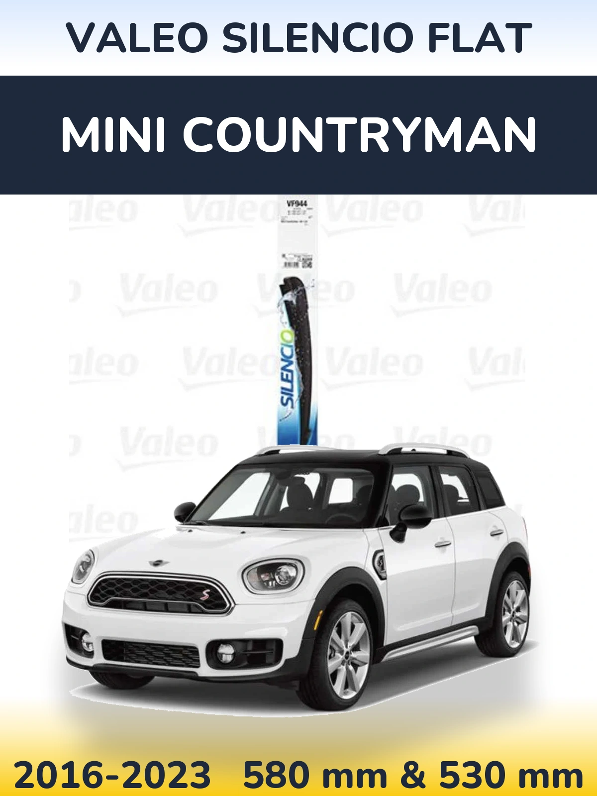 Ștergătoare Valeo Silencio Flat pentru MINI Countryman