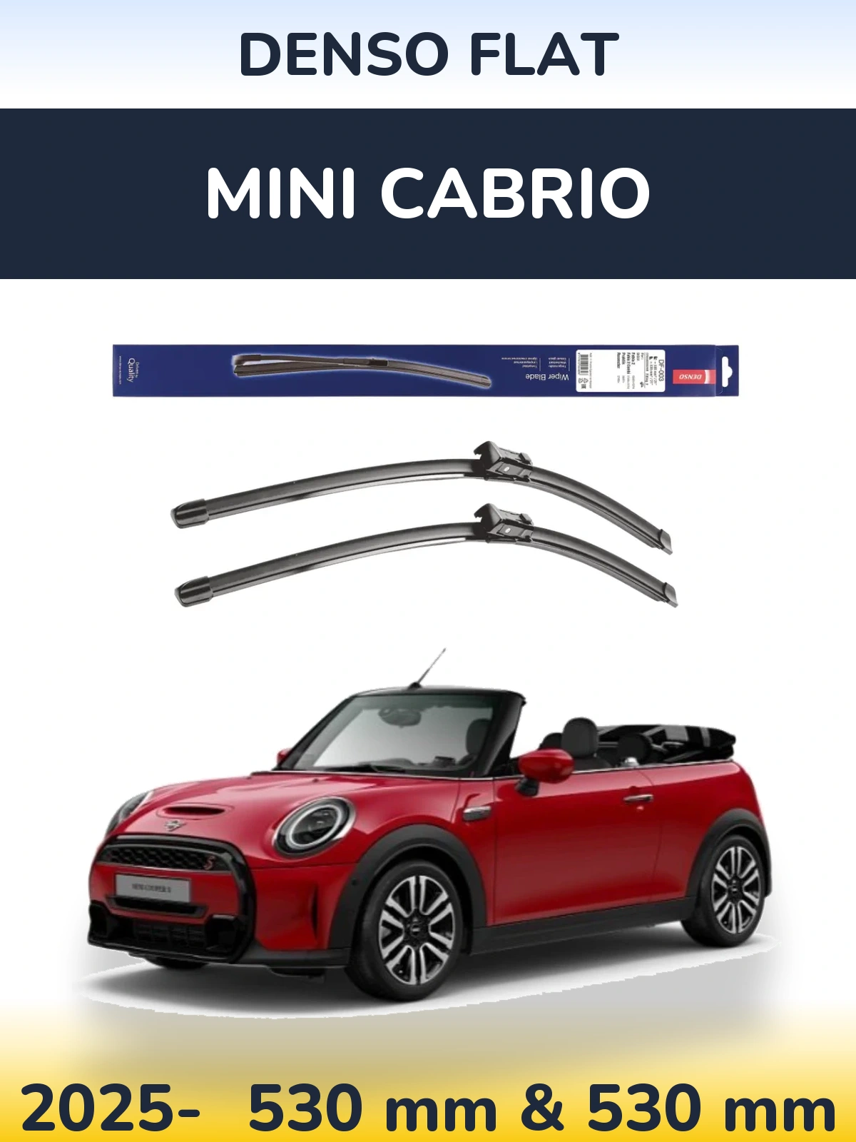 Ștergătoare Denso Flat pentru MINI Cabrio