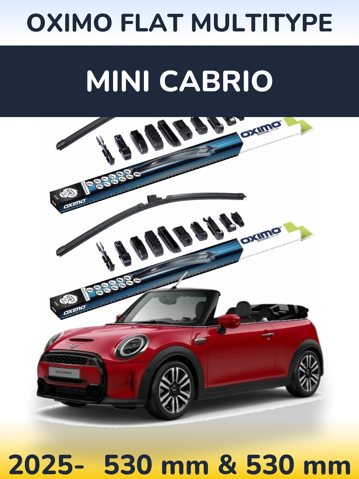 Ștergătoare Oximo Flat MultiTipe pentru MINI Cabrio
