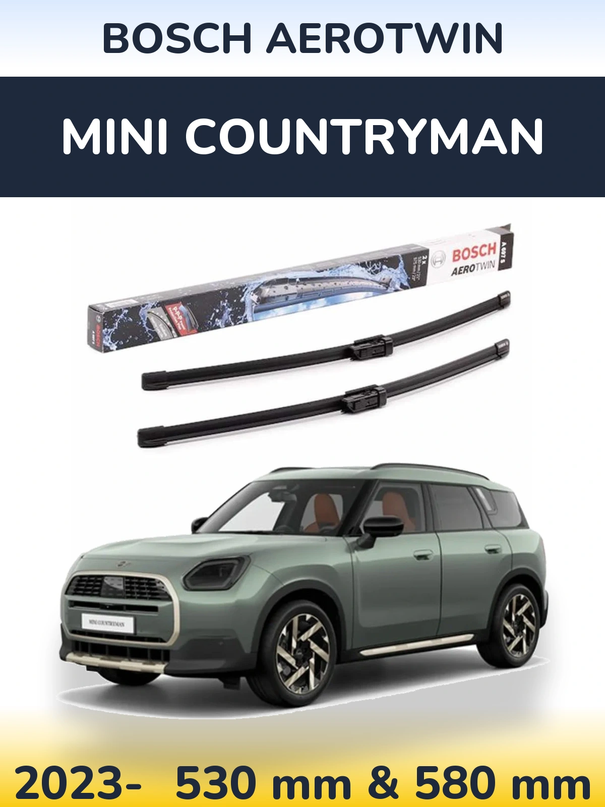 Ștergătoare BOSCH AeroTwin pentru MINI Countryman