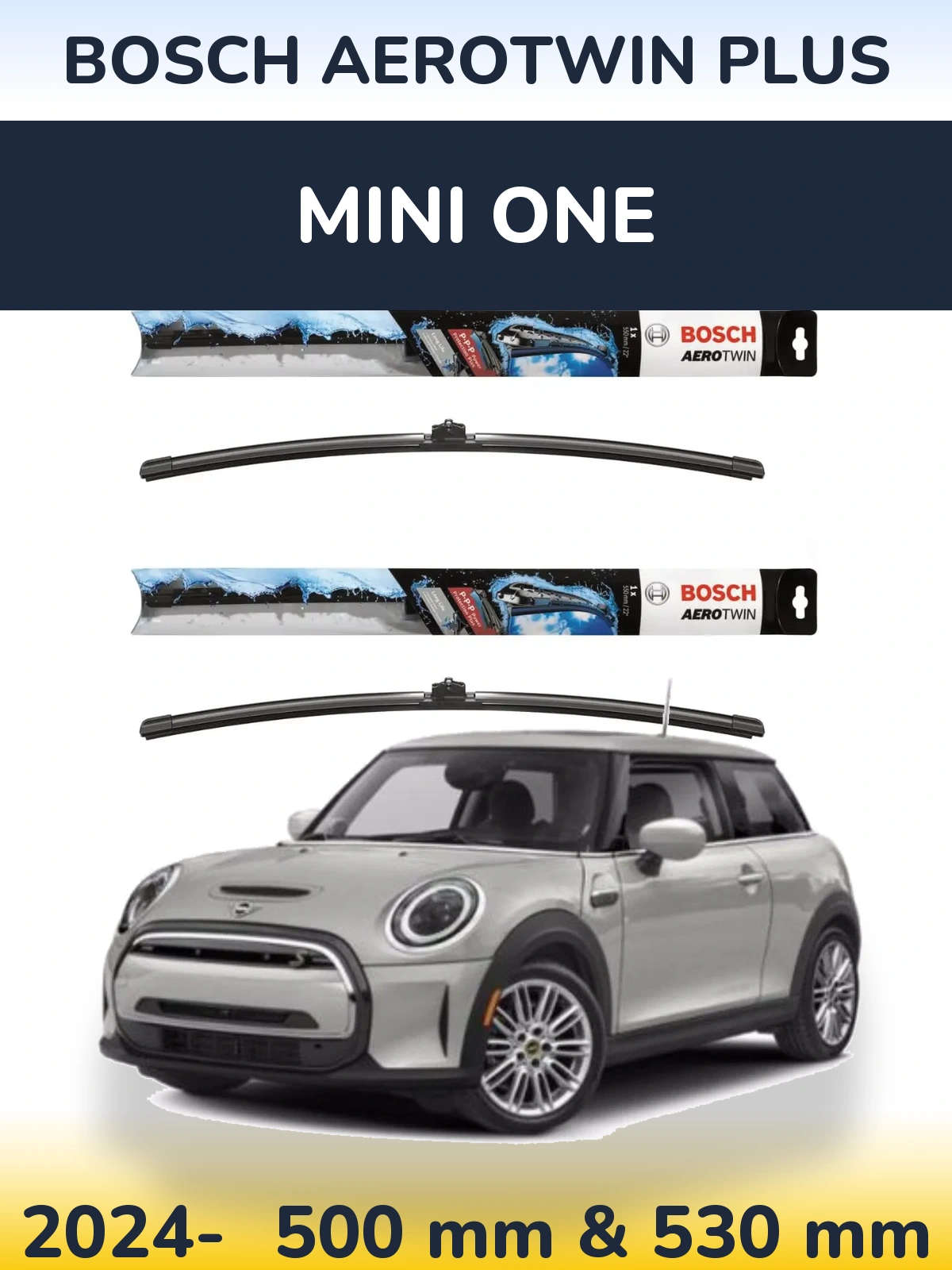 Ștergătoare BOSCH AeroTwin Plus pentru MINI One